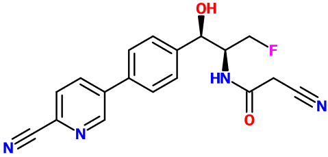 (image for) MC080222 2-Cyano-N-{(1R,2S)-1-[4-(6-cyano-3-pyridinyl)phenyl]-3-fluoro-1-hydroxy-2-propanyl}acetamide